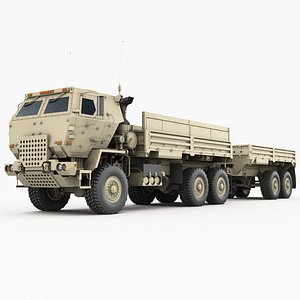3D model m1083 m1095 mtv trailer