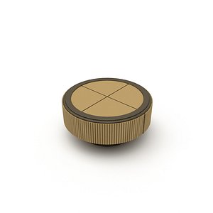 classic office coffee table 3D model