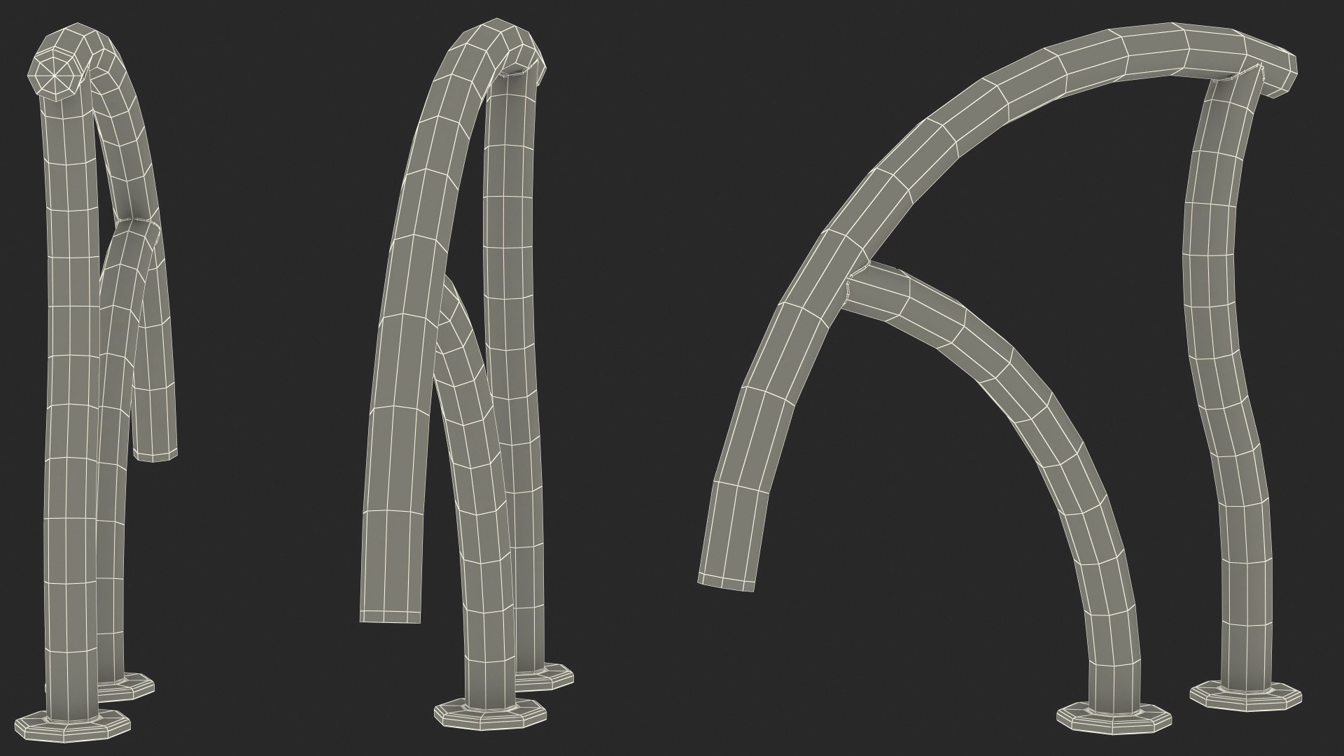 3D Model Elegant Grab Rail For Pool - TurboSquid 1990745