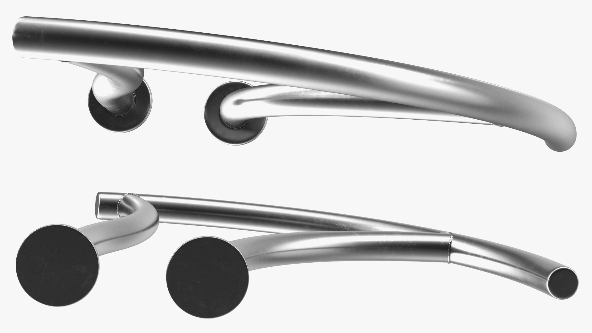 3D Model Elegant Grab Rail For Pool - TurboSquid 1990745