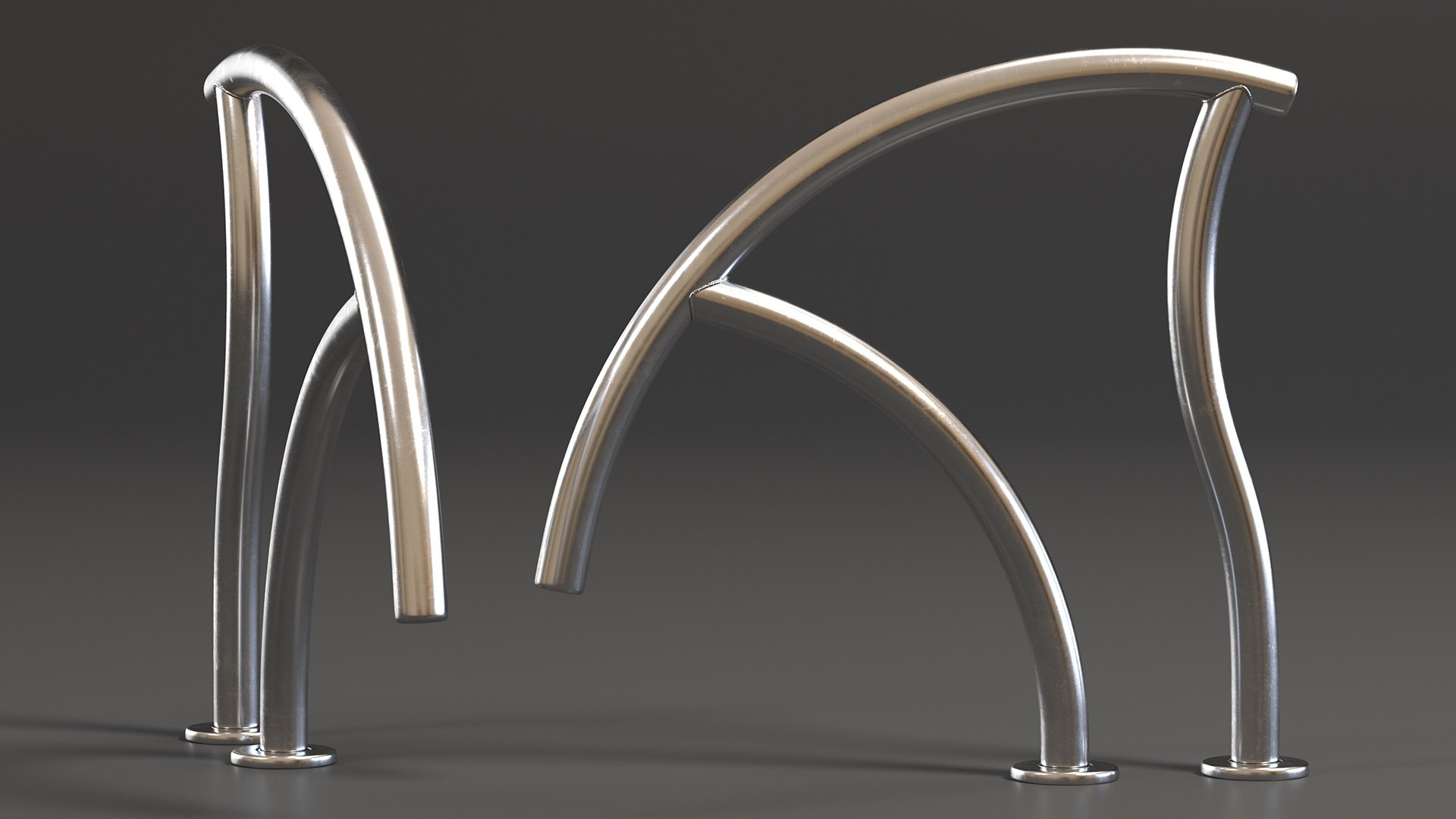 3D Model Elegant Grab Rail For Pool - TurboSquid 1990745