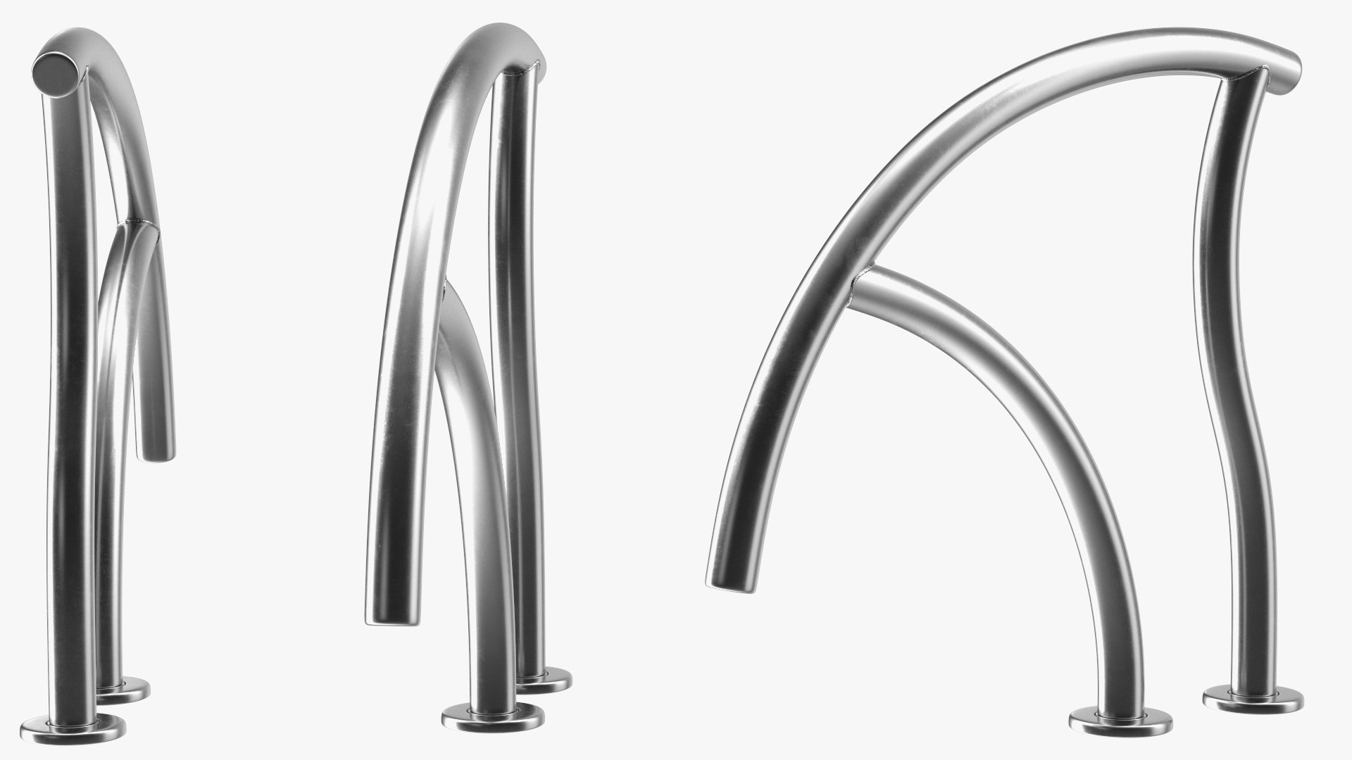 3D Model Elegant Grab Rail For Pool - TurboSquid 1990745