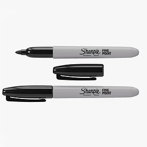 Sharpie marker 3D model