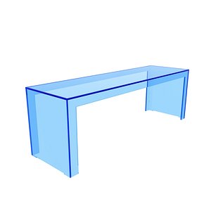 3D model kartell invisible table