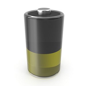 stylized battery icon model