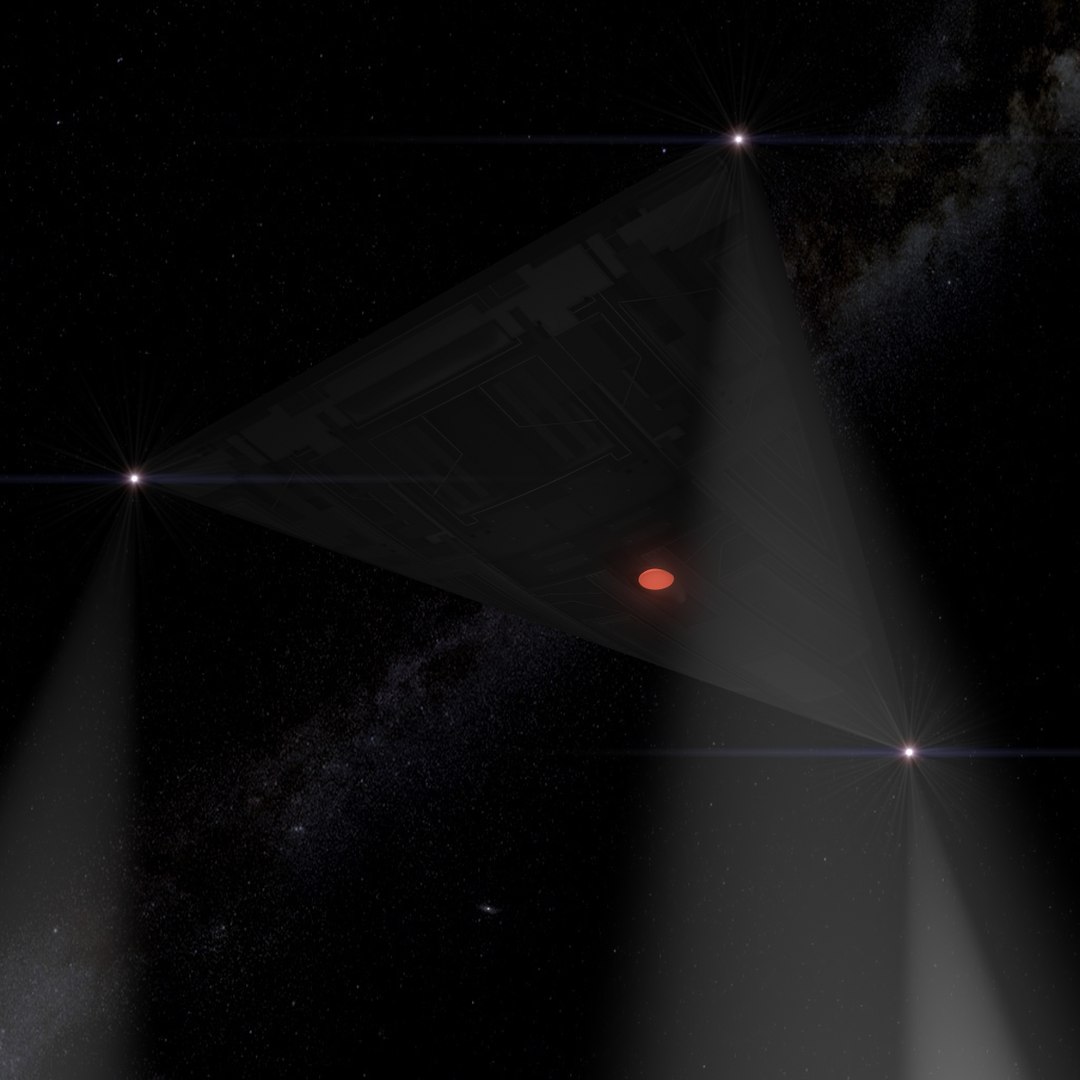 3d 3ds ufo stealth blimp