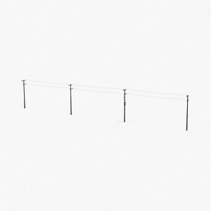 Power lines wood Set
