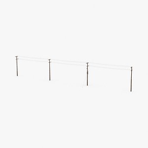 Power lines wood Set