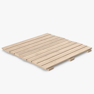 Wooden Platform 3D model