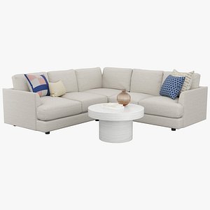 Haven 3 Piece L-Shaped Corner Sofa