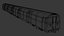 Modelo 3D de un vagón de metro moderno
