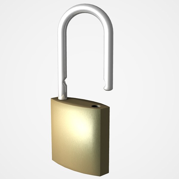 padlock lightwave 3d model