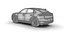Porsche Cayenne E-Hybrid Black Edition Coupé 2026 modelo 3d