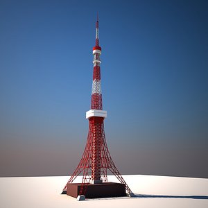 Tokyo Tower Low poly