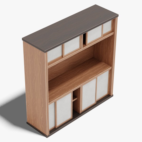 3D Japanese Furniture Kit - Cupboard model