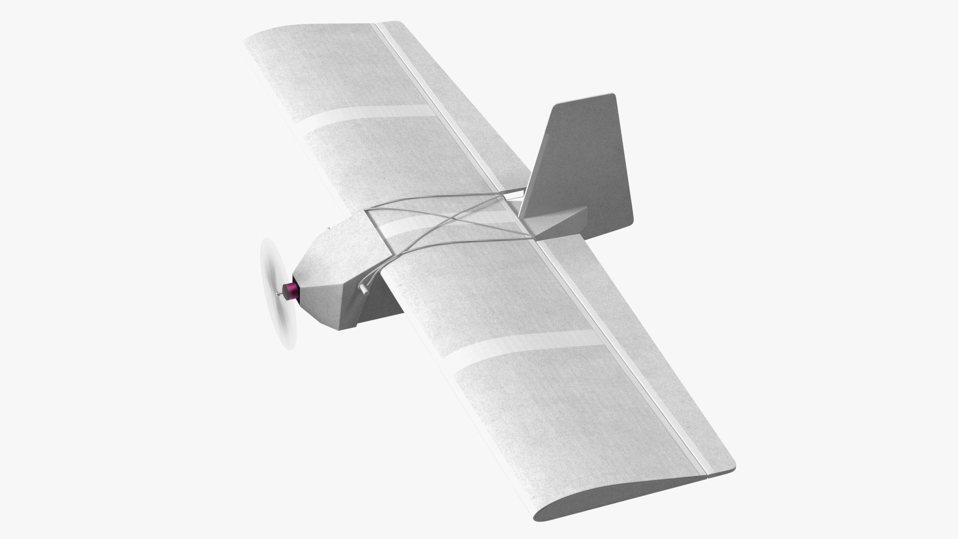 Homemade Drone Flying 3D model preview