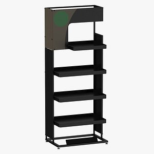 Kiosk Product Shelving Type 01