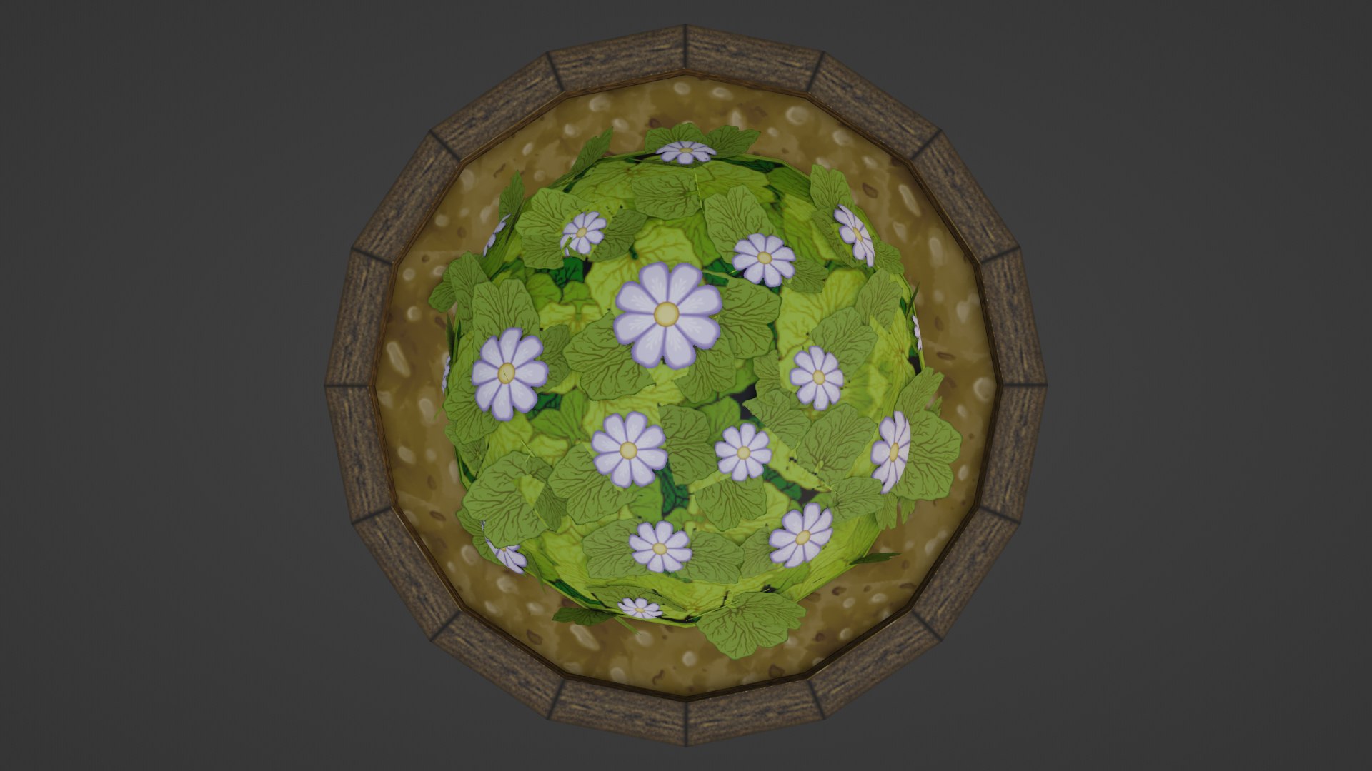 3D Stylized Flowerpot - TurboSquid 1833245