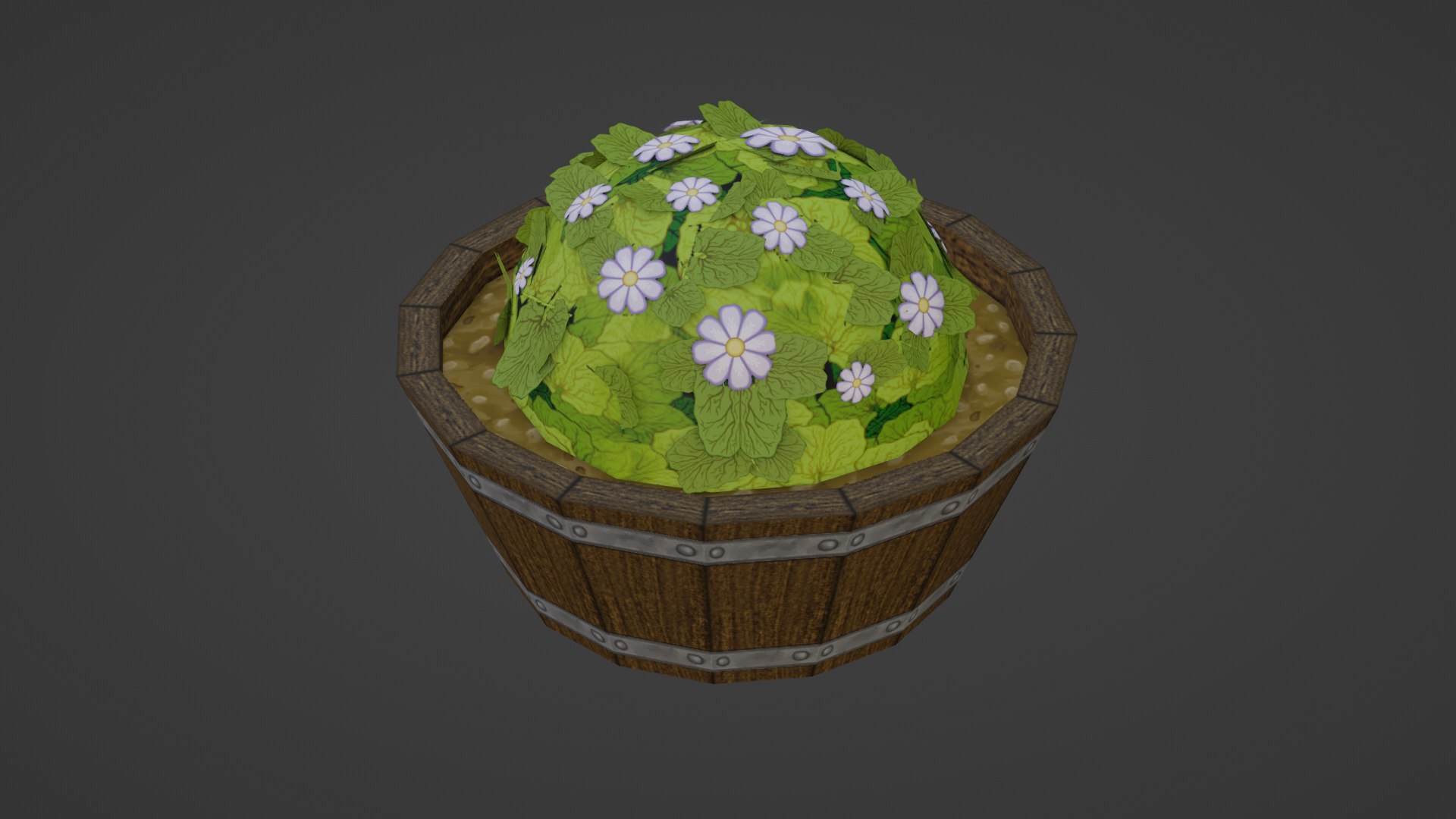 3D Stylized Flowerpot - TurboSquid 1833245