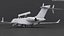 SAAB GlobalEye AEW Aircraft Simplified Interior 3D model
