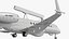 SAAB GlobalEye AEW Aircraft Simplified Interior 3D model