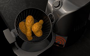 hot air fryer 3d c4d