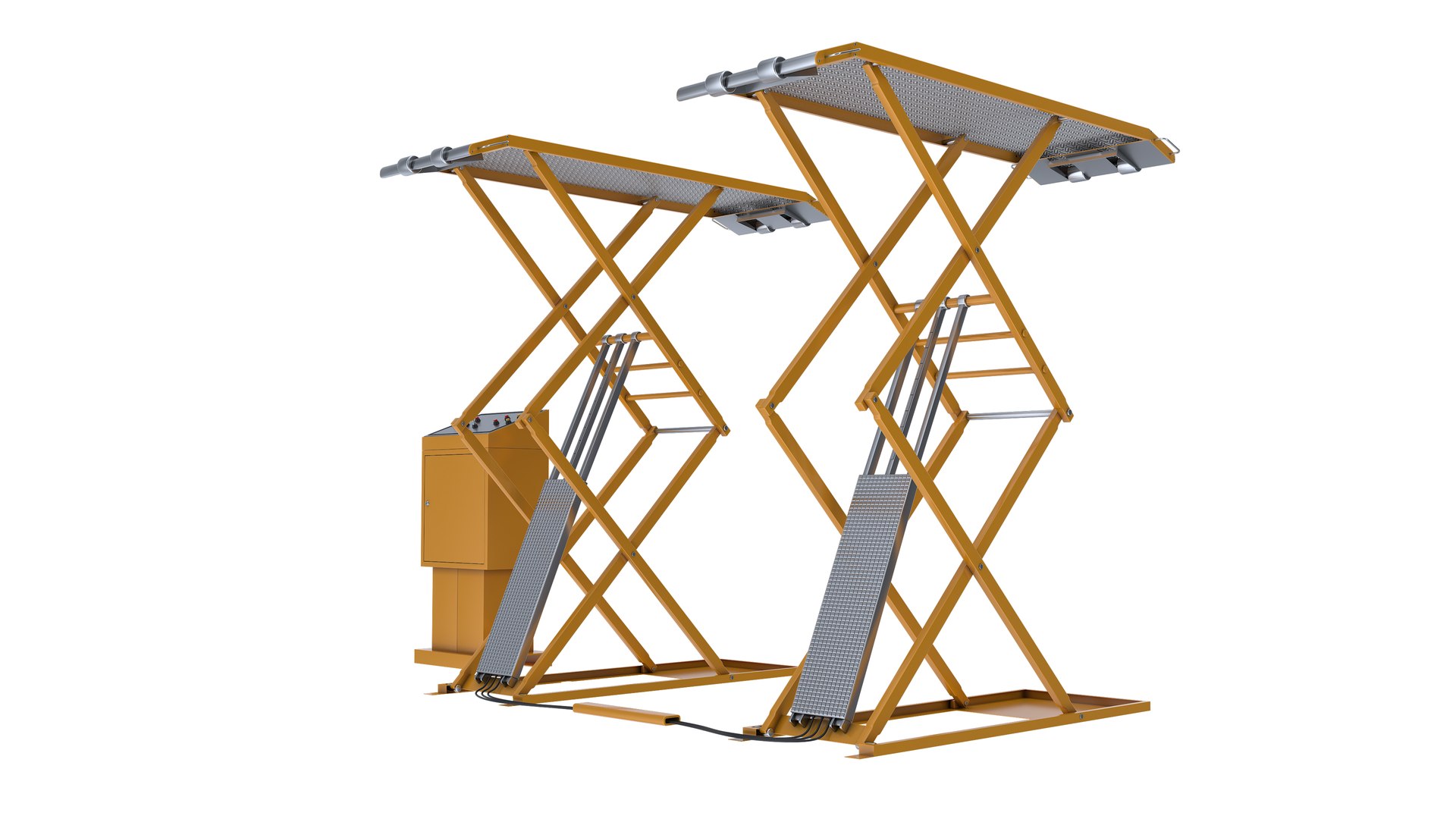 Car Lifts Collection 3D model https://p.turbosquid.com/ts-thumb/XS/I5RG0l/gI/automotivehighrisescissorlift4/jpg/1727962955/1920x1080/fit_q87/7a6385913161f25ebe3f3e53db37ad1548a57356/automotivehighrisescissorlift4.jpg
