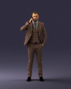 Man in checkered suit 0220
