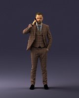 Man in checkered suit 0220