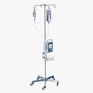 IV Stand 3D model