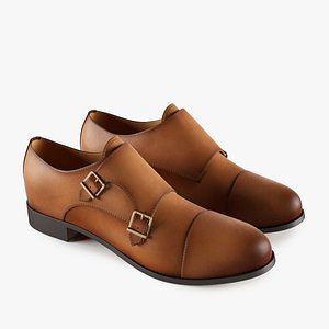 3d model monk shoes