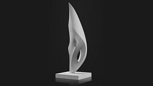 Modern abstract sculpture 020