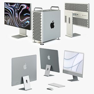 Apple iMac 24 and Mac Pro