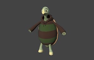 3D Cartoon Turtle