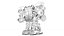 Battle Mecha With Tank Tracks 3D Model