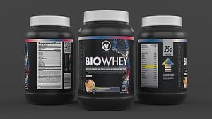 Protein Powder 3D