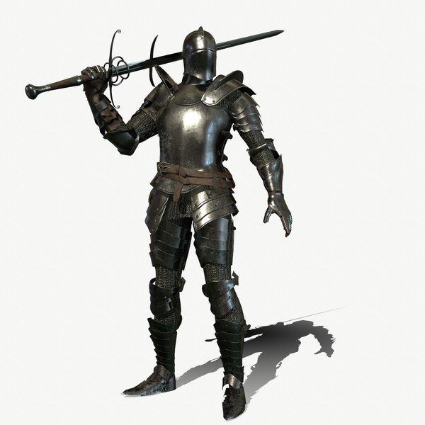 3d model knight