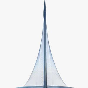 3D Dubai Creek Tower model