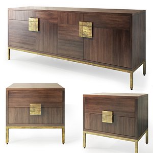 3D sideboard jade