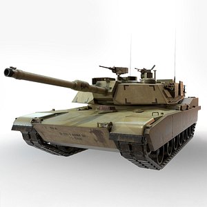 m1a1 abrams tank model