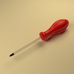 3D model screwdriver screw driver