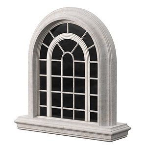3D Architectural Classic Window 3D Model 3