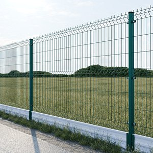 3d fence 3D model