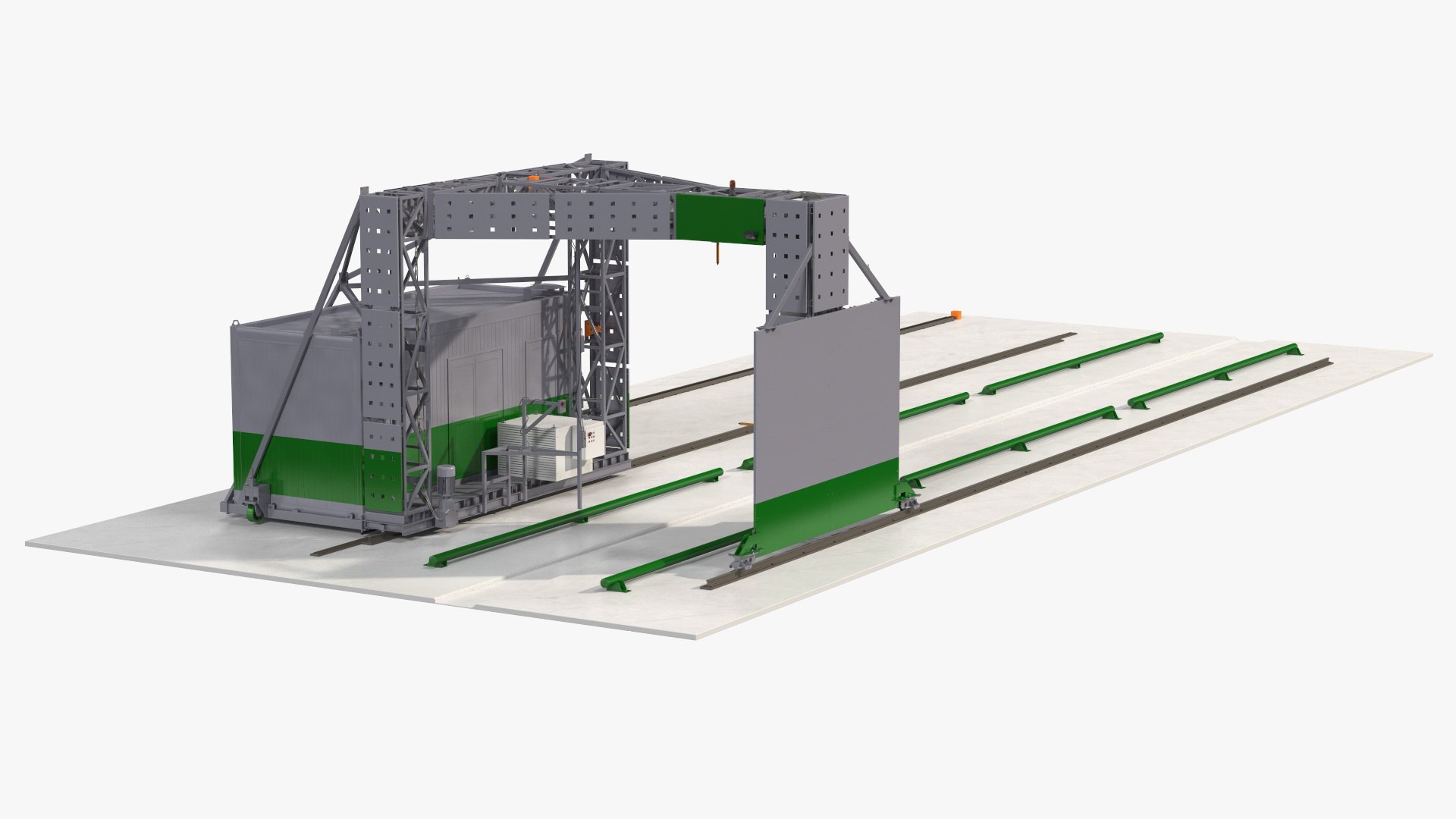 Gantry Inspection System 3D model preview