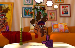 3D third upload  only character