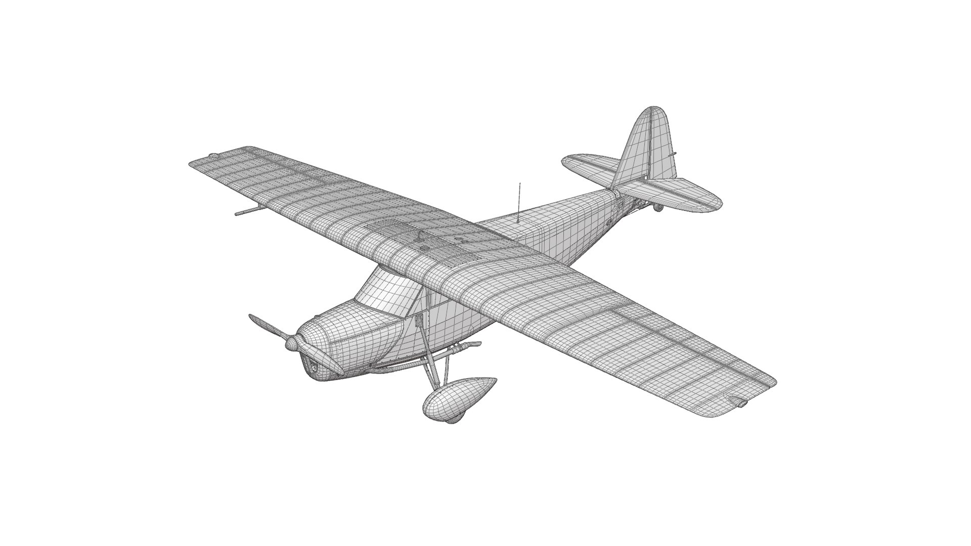 Vintage Airplane 3D model - TurboSquid 2001674