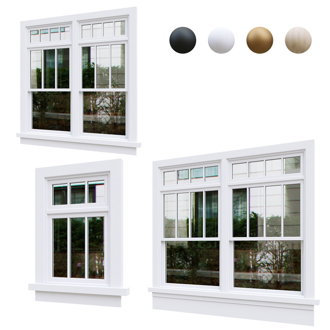 3D Exterior windows optimized v07 model - TurboSquid 1857620