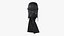 Aviator Goggles Hat Scarf Set - Noir - Game Asset