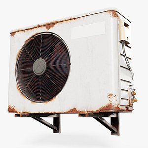 Rusty Aircon Unit - PBR Game Ready 3D model
