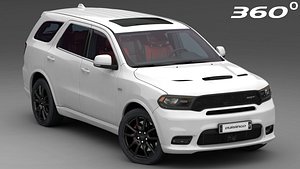 dodge durango srt 2018 3D model